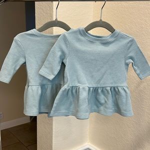 TWIN 0-3M Seafoam Green Tunics
